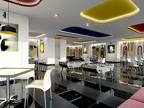 4 BHK Apartment  With Balcony View