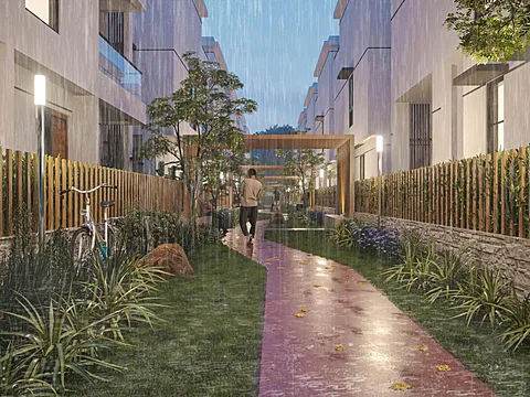 Modern 4 BHK Villa with Excellent Connectivity