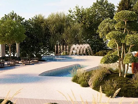 5 BHK Villa With Balcony View